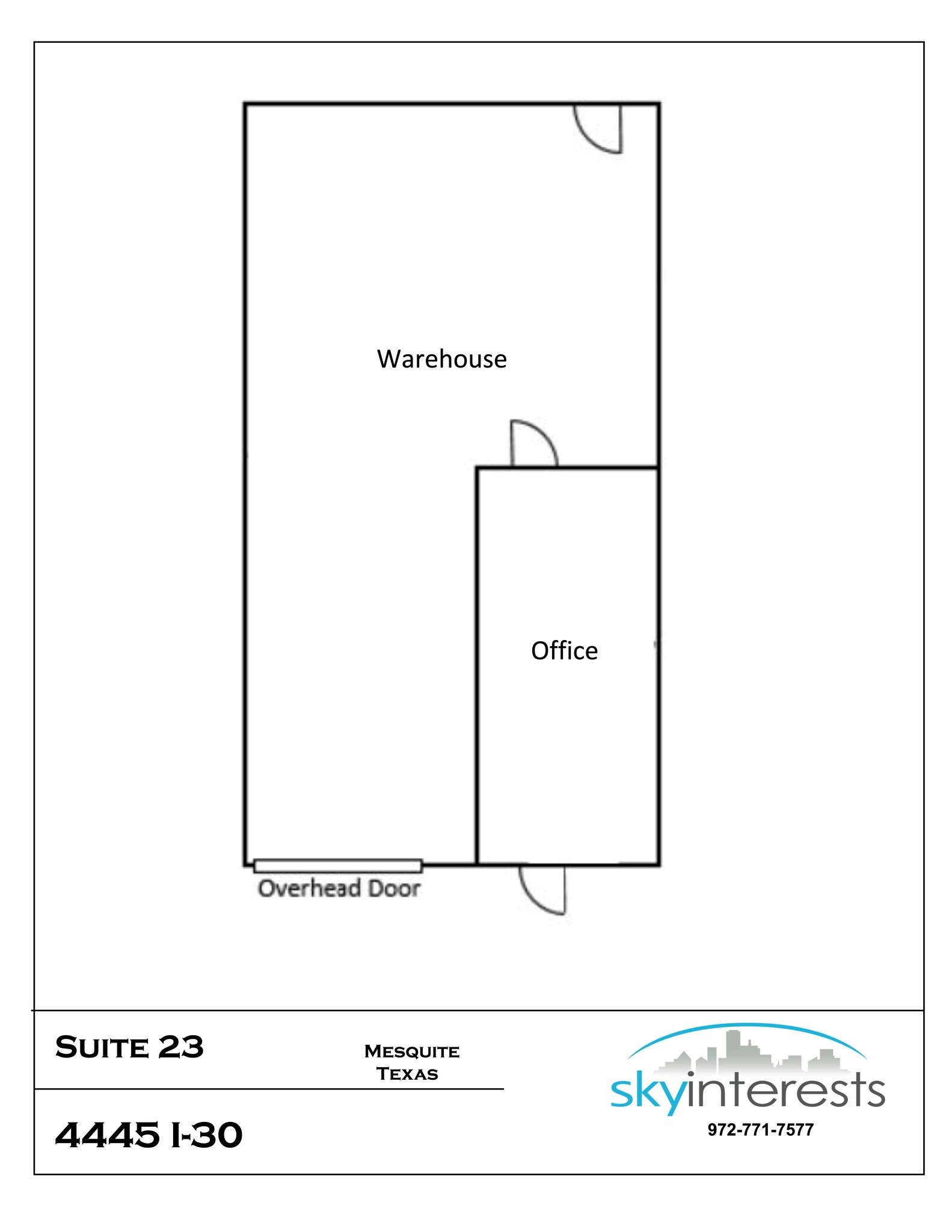 4445 Interstate 30, Mesquite, TX en alquiler Plano del sitio- Imagen 1 de 1