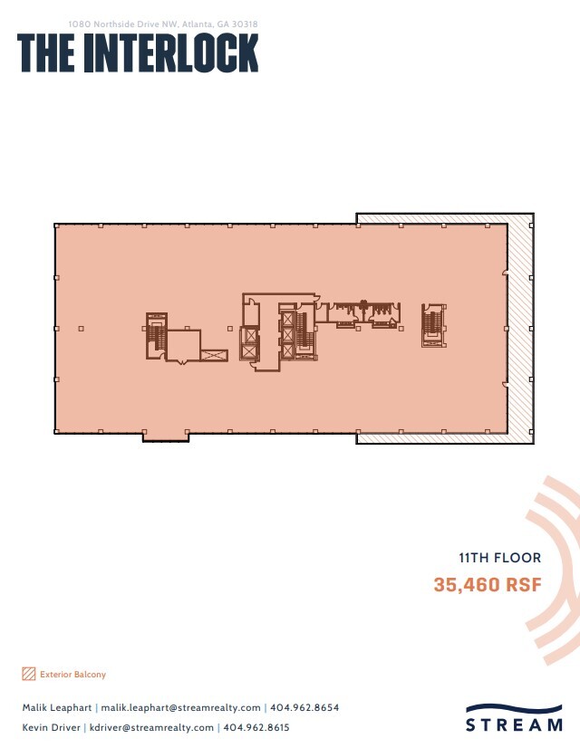 1042 Northside Dr NW, Atlanta, GA en alquiler Plano de la planta- Imagen 1 de 1