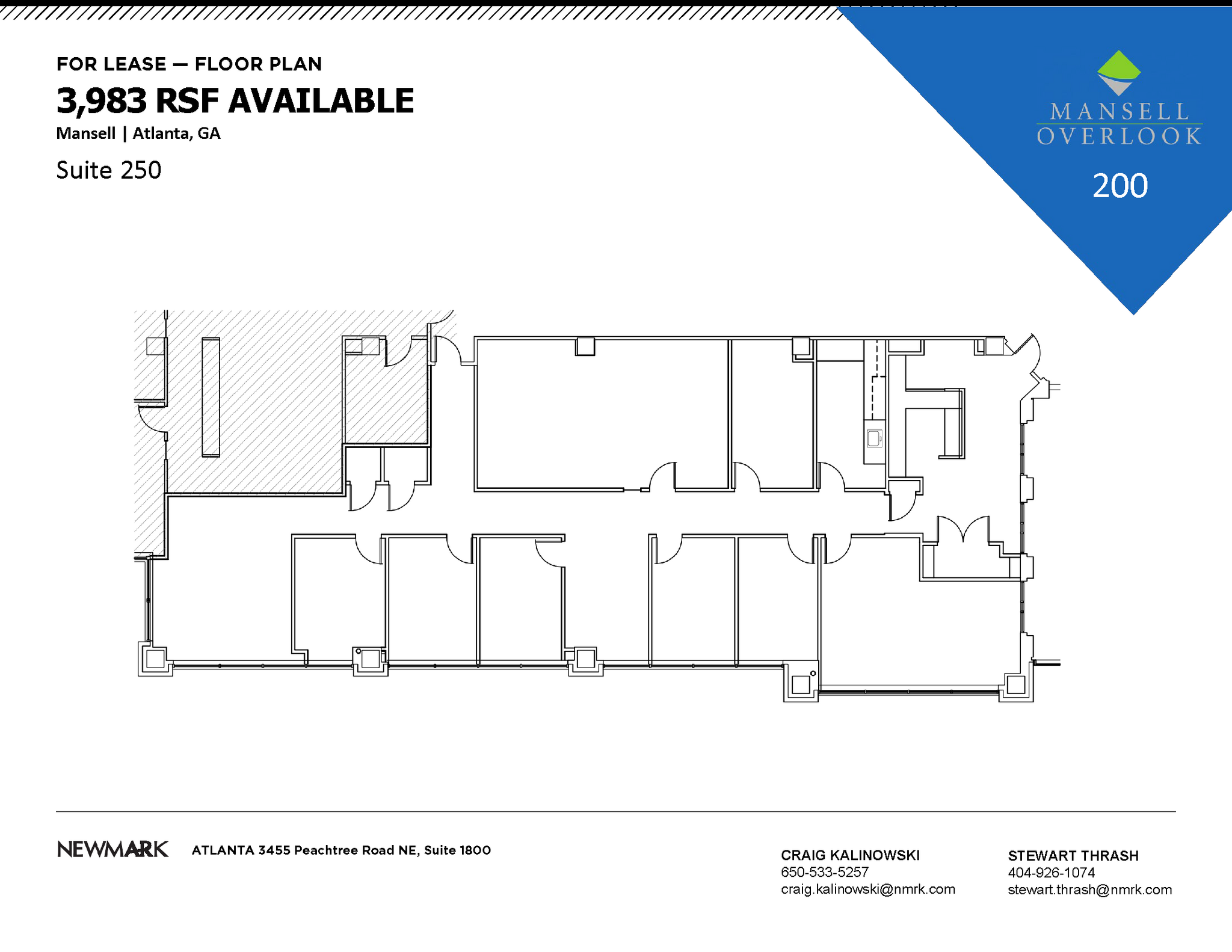 200 Mansell Ct E, Roswell, GA en alquiler Plano de la planta- Imagen 1 de 1