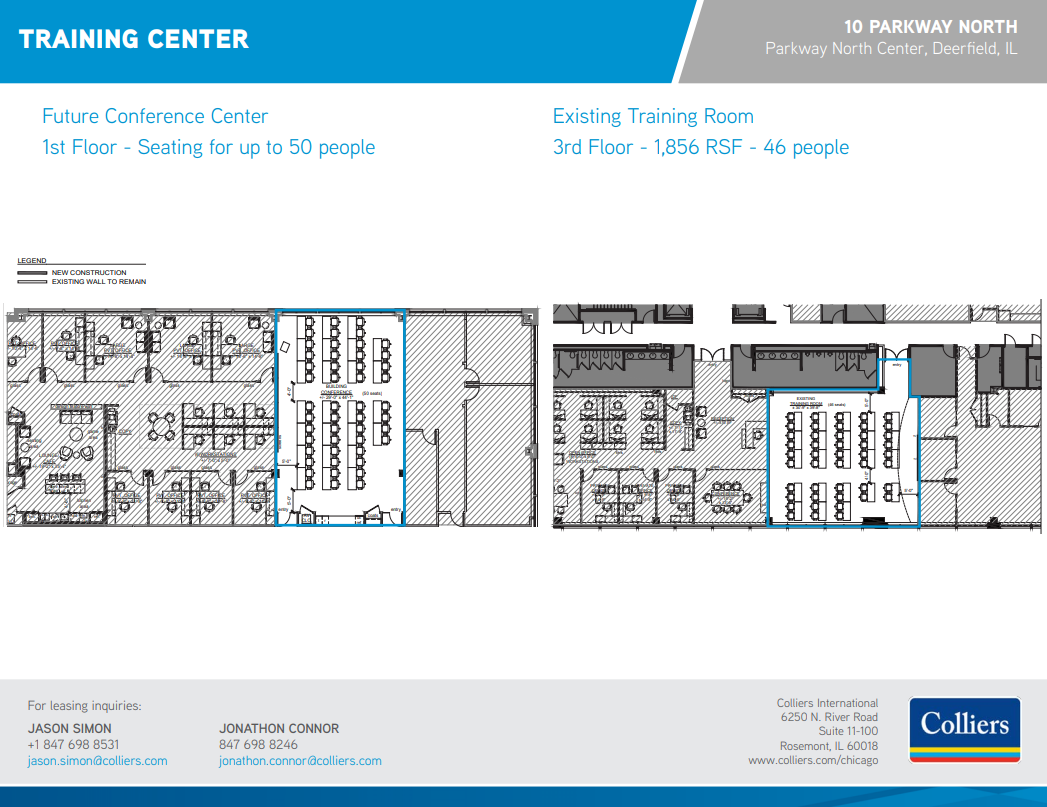 10 Parkway Blvd N, Deerfield, IL en alquiler Plano de la planta- Imagen 1 de 2