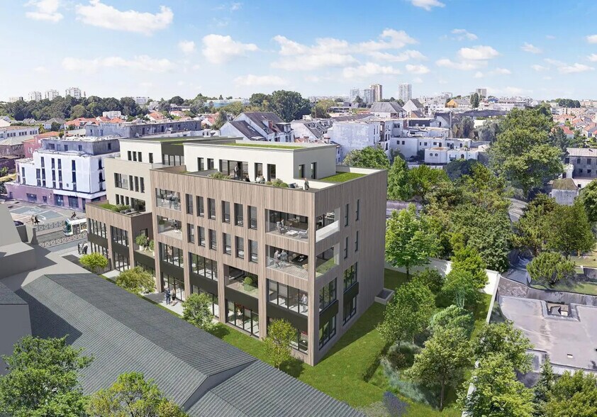 Oficina en Nantes en alquiler - Foto del edificio - Imagen 2 de 3