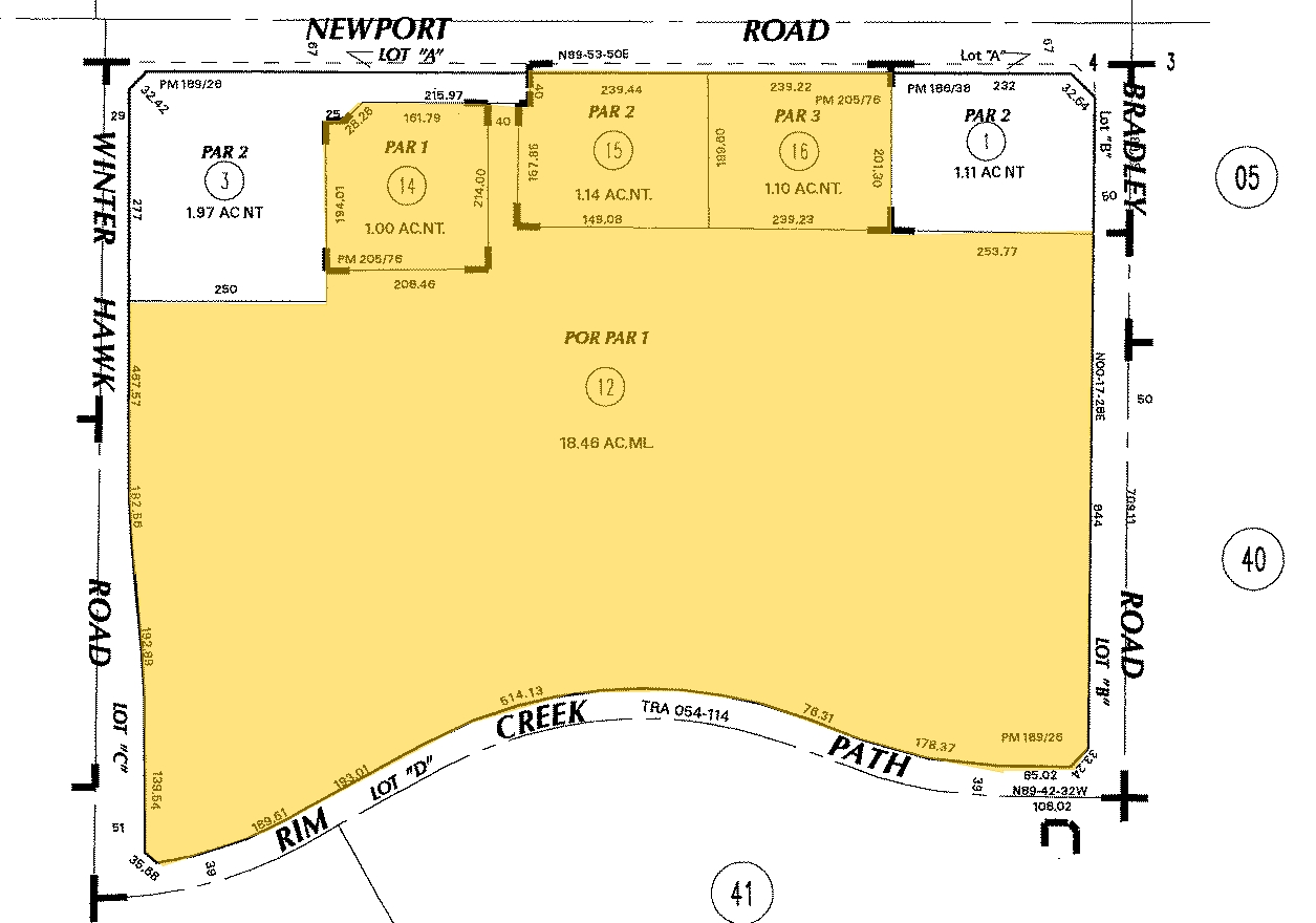 Newport Rd, Menifee, CA en alquiler Plano de solar- Imagen 1 de 2