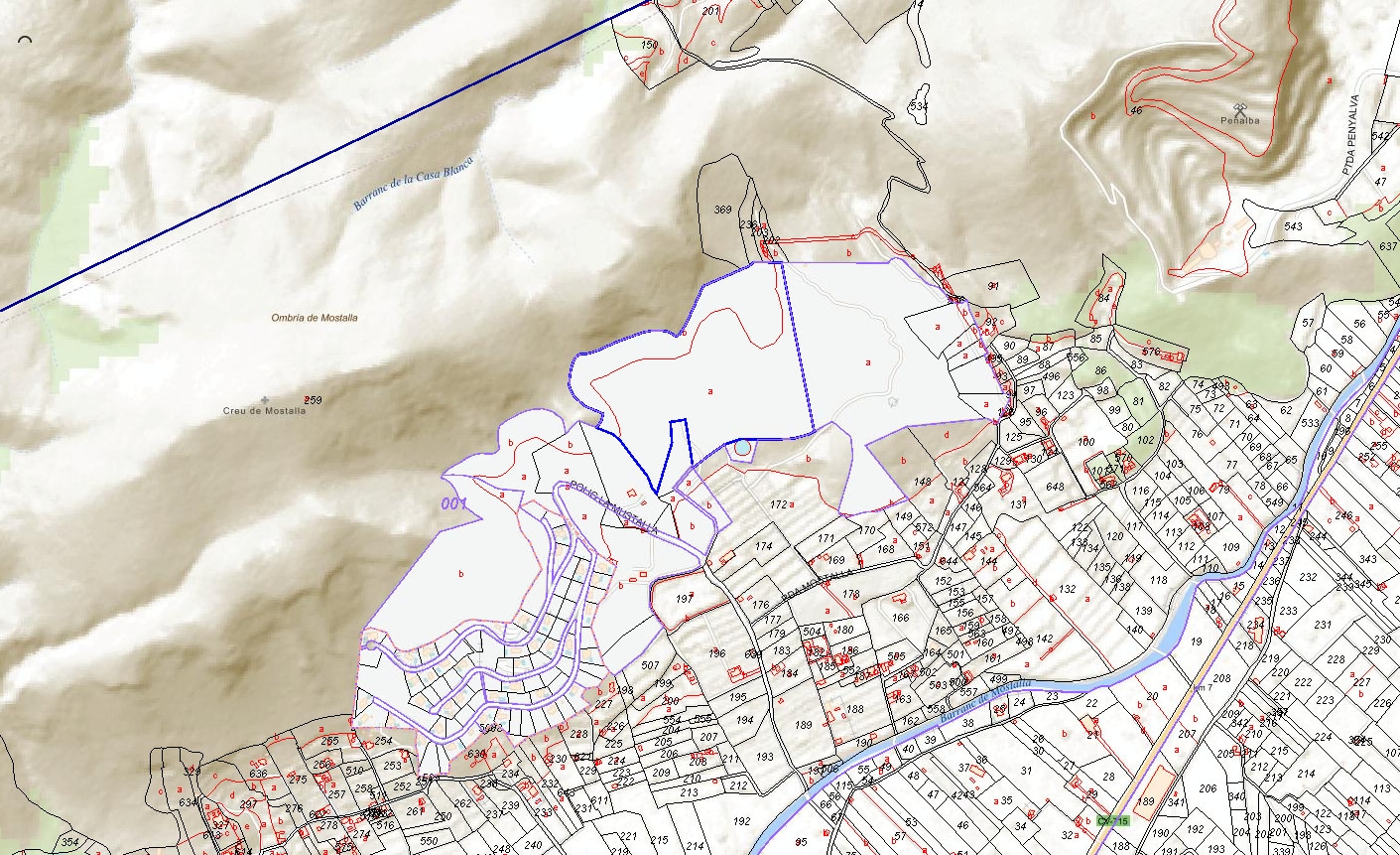 Partida Mostalla, Pego, Alicante en venta Plano de la planta- Imagen 1 de 9
