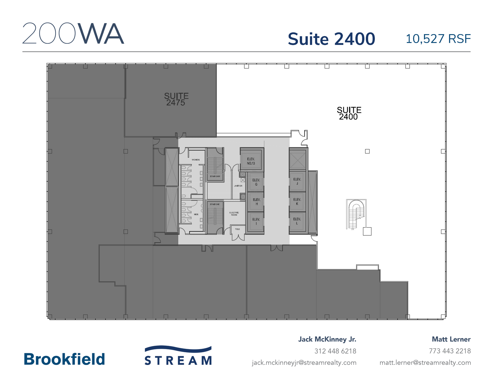 200 W Adams St, Chicago, IL en alquiler Plano de la planta- Imagen 1 de 1