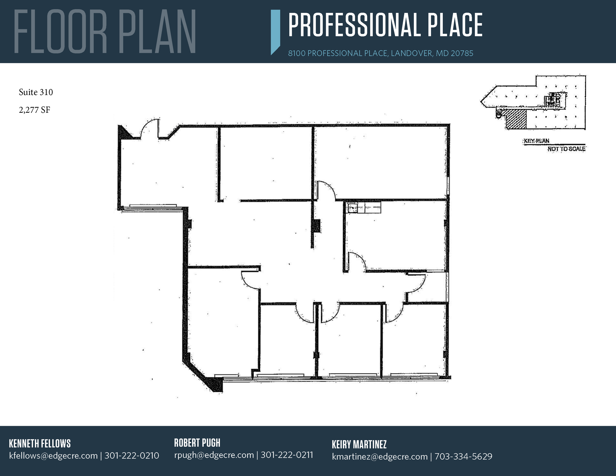 8100 Professional Pl, Landover, MD en alquiler Plano de la planta- Imagen 1 de 1