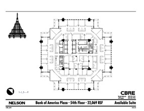 600 Peachtree St NE, Atlanta, GA en alquiler Plano de la planta- Imagen 1 de 1