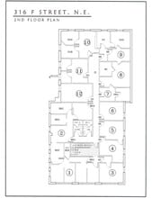 316 F St NE, Washington, DC en alquiler Plano de la planta- Imagen 1 de 1