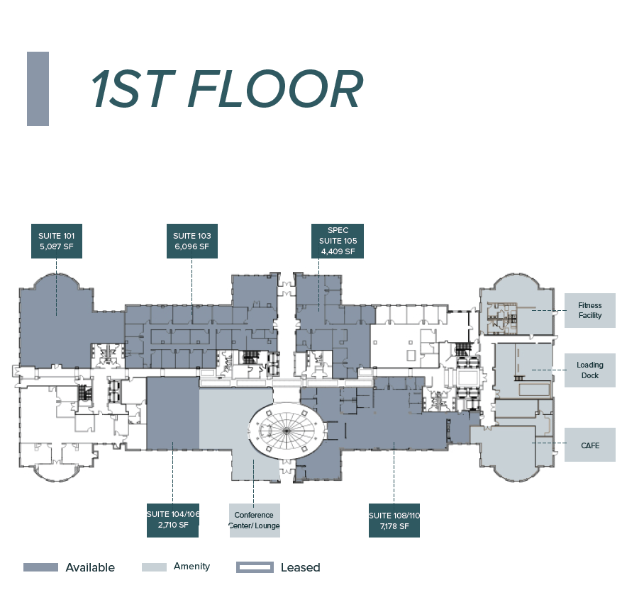 14501 George Carter Way, Chantilly, VA en alquiler Plano de la planta- Imagen 1 de 2