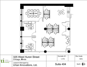 325 W Huron St, Chicago, IL en alquiler Plano de la planta- Imagen 1 de 9