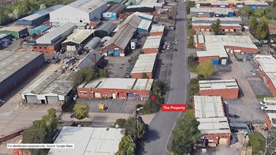 Fens Pool Ave, Brierley Hill, WMD - Aérea vista de mapa