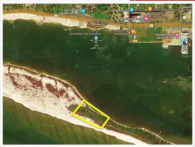 Deer Island, Biloxi, MS en venta - Vista aérea - Imagen 1 de 1