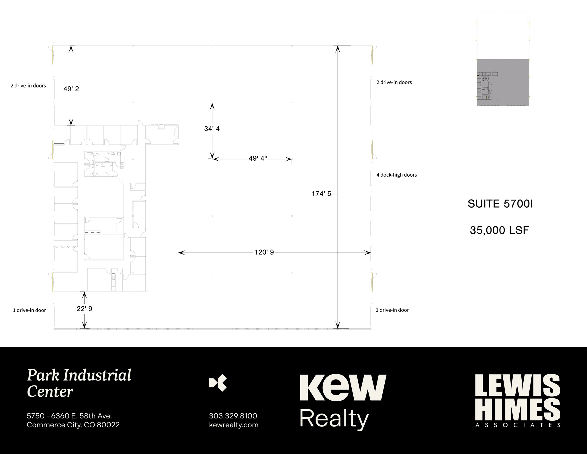 6000 E 58th Ave, Commerce City, CO en alquiler Plano del sitio- Imagen 1 de 1