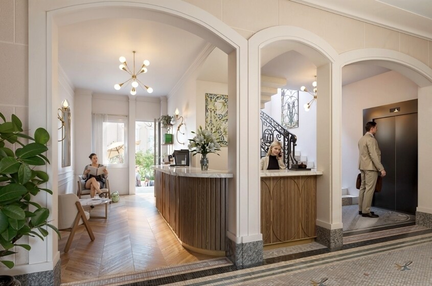 105 Rue Jouffroy D'Abbans, Paris en alquiler - Vestíbulo - Imagen 2 de 4