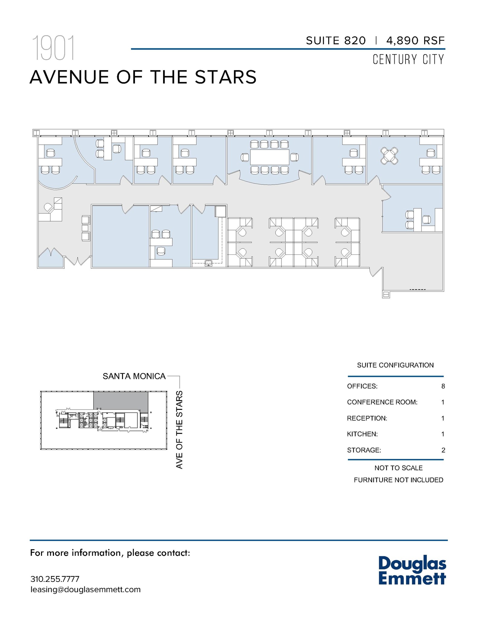 1901 Avenue of the Stars, Los Angeles, CA en alquiler Plano de la planta- Imagen 1 de 1