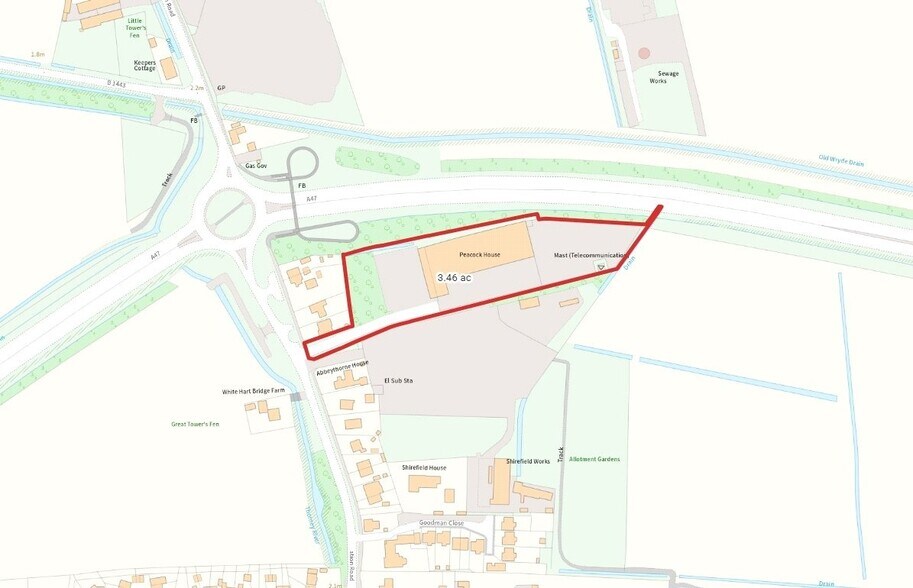 Station Rd, Peterborough en venta - Plano de solar - Imagen 2 de 3