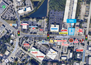 3813 University Blvd W, Jacksonville, FL - VISTA AÉREA  vista de mapa - Image1