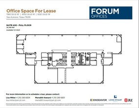 8000 IH-10 W, San Antonio, TX en alquiler Plano de la planta- Imagen 1 de 1