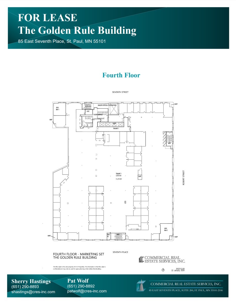 85 7th Pl E, Saint Paul, MN en alquiler Plano de la planta- Imagen 1 de 1