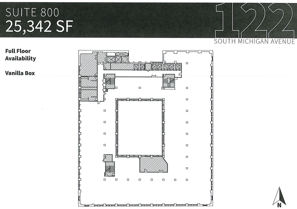 122 S Michigan Ave, Chicago, IL en alquiler Plano de la planta- Imagen 1 de 1