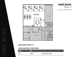 12651 High Bluff Dr, San Diego, CA en alquiler Plano de la planta- Imagen 1 de 1