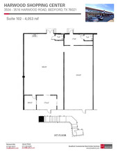 3504-3508 Harwood Rd, Bedford, TX en alquiler Plano de la planta- Imagen 1 de 1