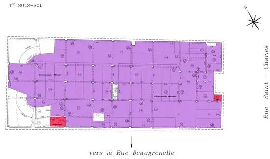 Oficina en Paris en venta Plano de la planta- Imagen 1 de 4