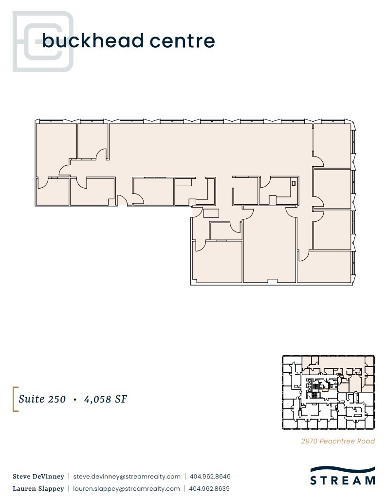 2970 Peachtree Rd NW, Atlanta, GA en alquiler Plano de la planta- Imagen 1 de 1