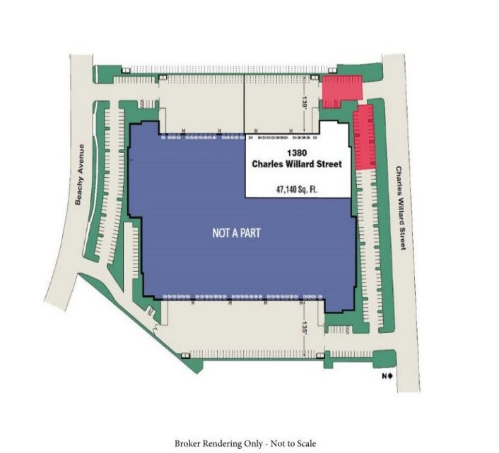 1380-1400 Charles Willard St, Carson, CA en alquiler Plano de la planta- Imagen 1 de 1