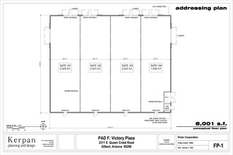 2343 E Queen Creek, Gilbert, AZ en alquiler Plano de la planta- Imagen 2 de 2