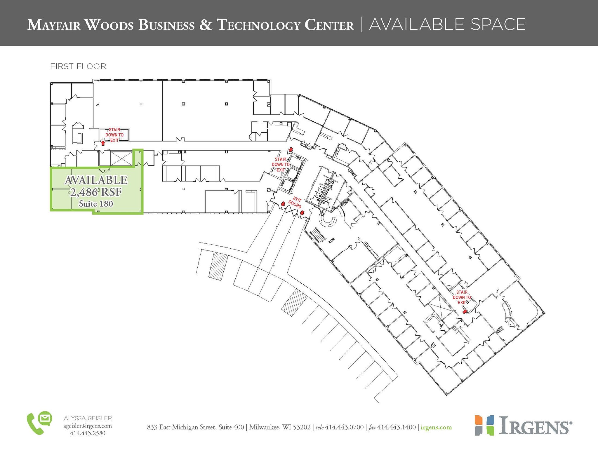 10700 W Research Dr, Milwaukee, WI en alquiler Plano de la planta- Imagen 1 de 8