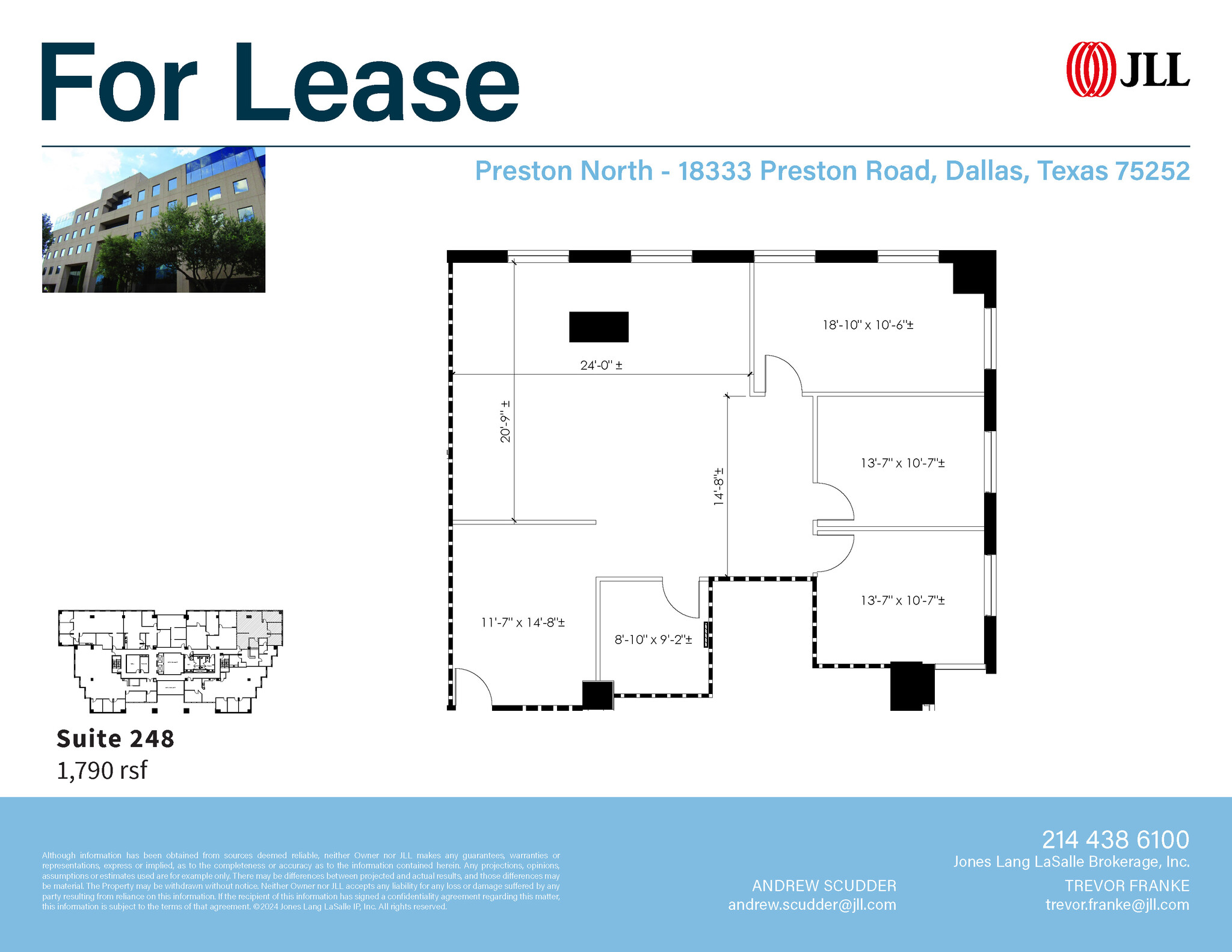 18333 Preston Rd, Dallas, TX en alquiler Plano de la planta- Imagen 1 de 1