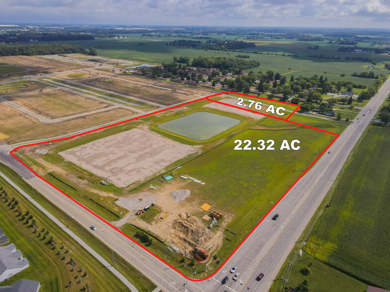 US 40 and South 700 West, Greenfield, IN en venta - Vista aérea - Imagen 1 de 6