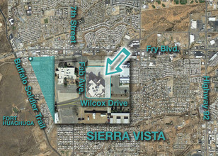 333 W Wilcox Dr, Sierra Vista, AZ - VISTA AÉREA  vista de mapa