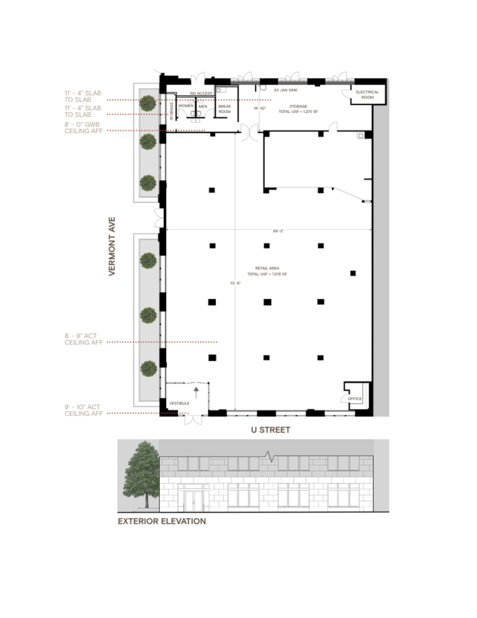 1000 U St NW, Washington, DC en alquiler Plano del sitio- Imagen 1 de 1