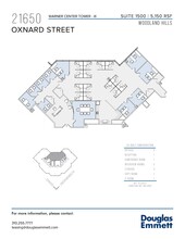 21650 Oxnard St, Woodland Hills, CA en alquiler Plano de la planta- Imagen 1 de 1