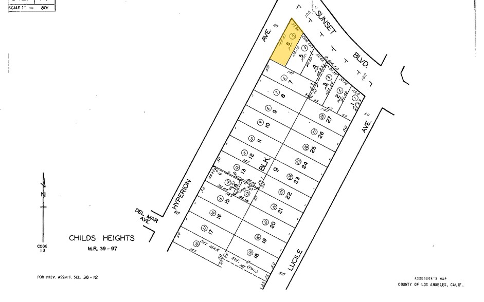 3828 W Sunset Blvd, Los Angeles, CA en alquiler - Plano de solar - Imagen 2 de 10