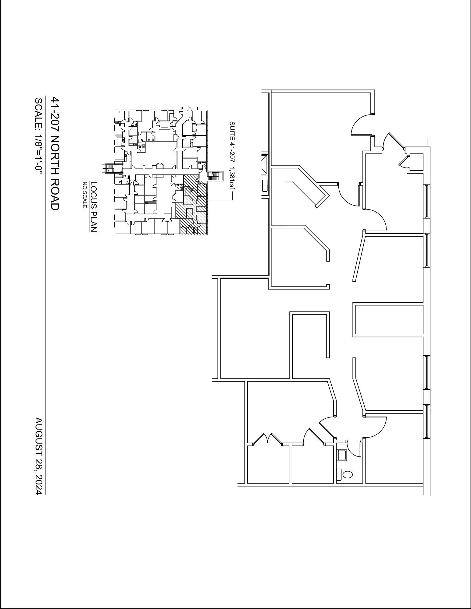 41-55 North Rd, Bedford, MA en alquiler Plano de la planta- Imagen 1 de 1