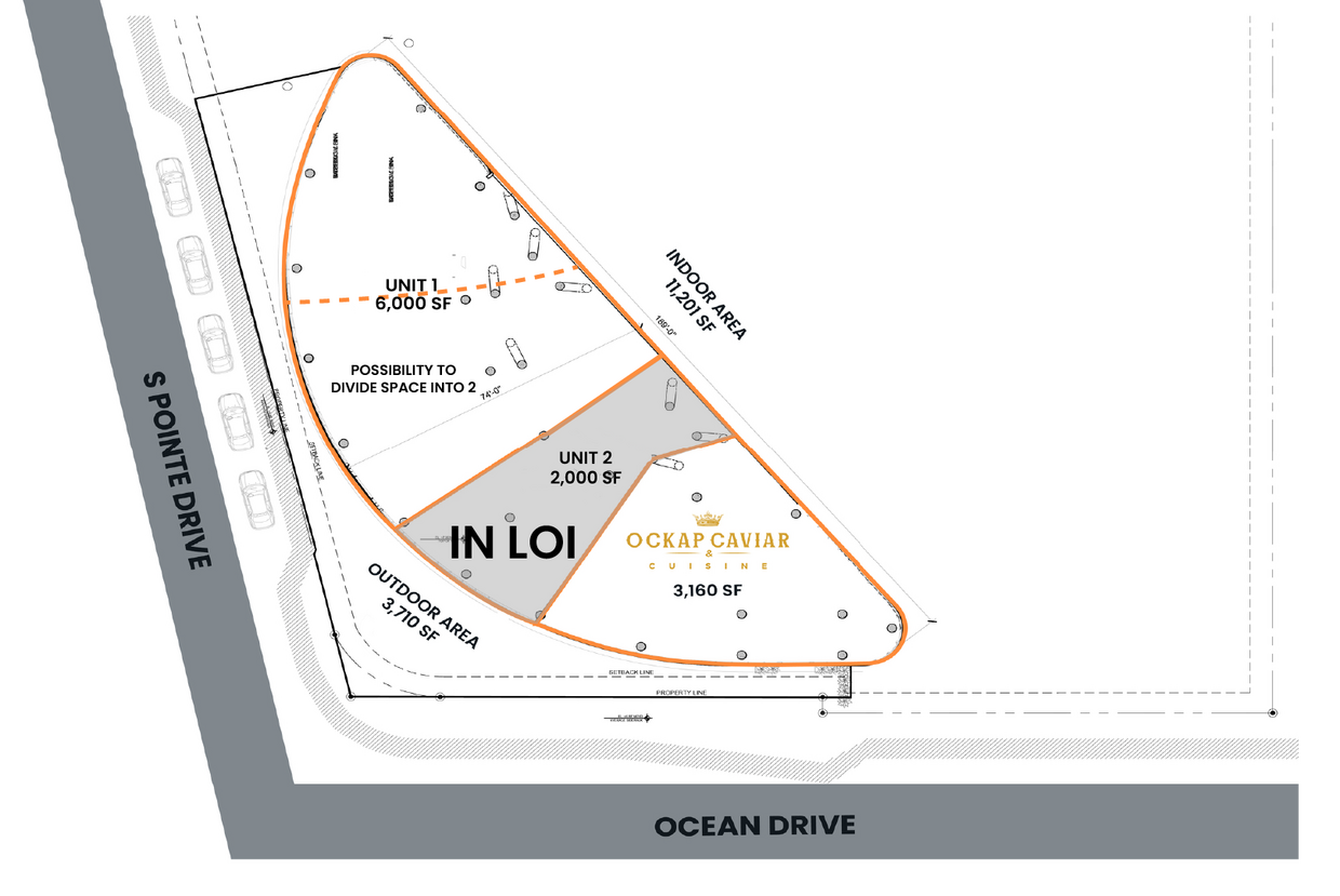 1 Collins Ave, Miami Beach, FL en alquiler Plano de la planta- Imagen 1 de 11