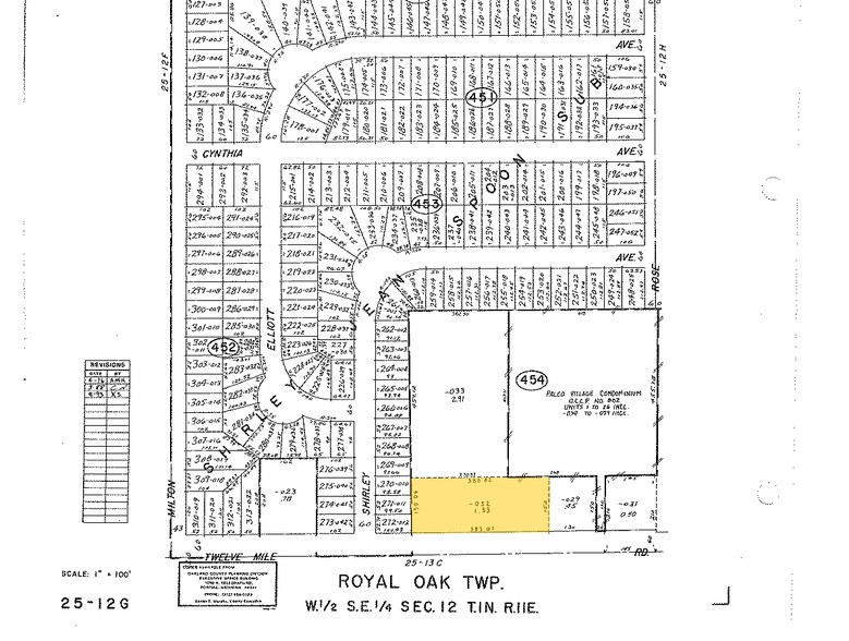 1385 E 12 Mile Rd, Madison Heights, MI en alquiler - Plano de solar - Imagen 3 de 3