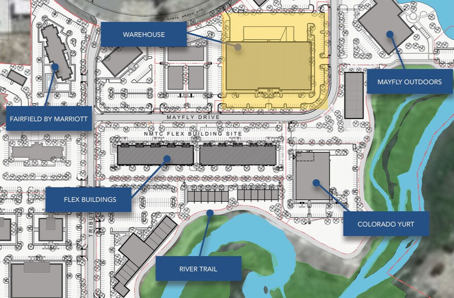 Grand Ave - Lot 7 BUILD-TO-SUIT!, Montrose, CO en alquiler - Plano del sitio - Imagen 1 de 17