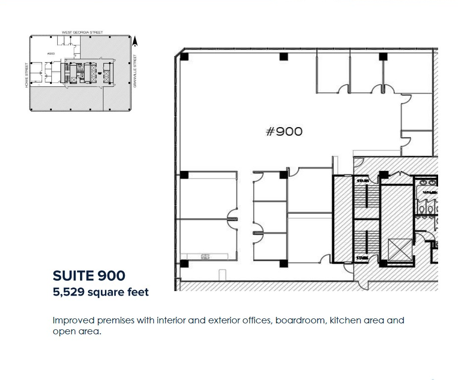 700 W Georgia St, Vancouver, BC en alquiler Plano de la planta- Imagen 1 de 1