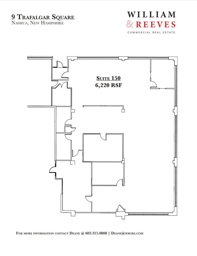 9 Trafalgar Sq, Nashua, NH en alquiler Plano de la planta- Imagen 1 de 1