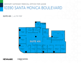 10390 Santa Monica Blvd, Los Angeles, CA en alquiler Plano de la planta- Imagen 1 de 5