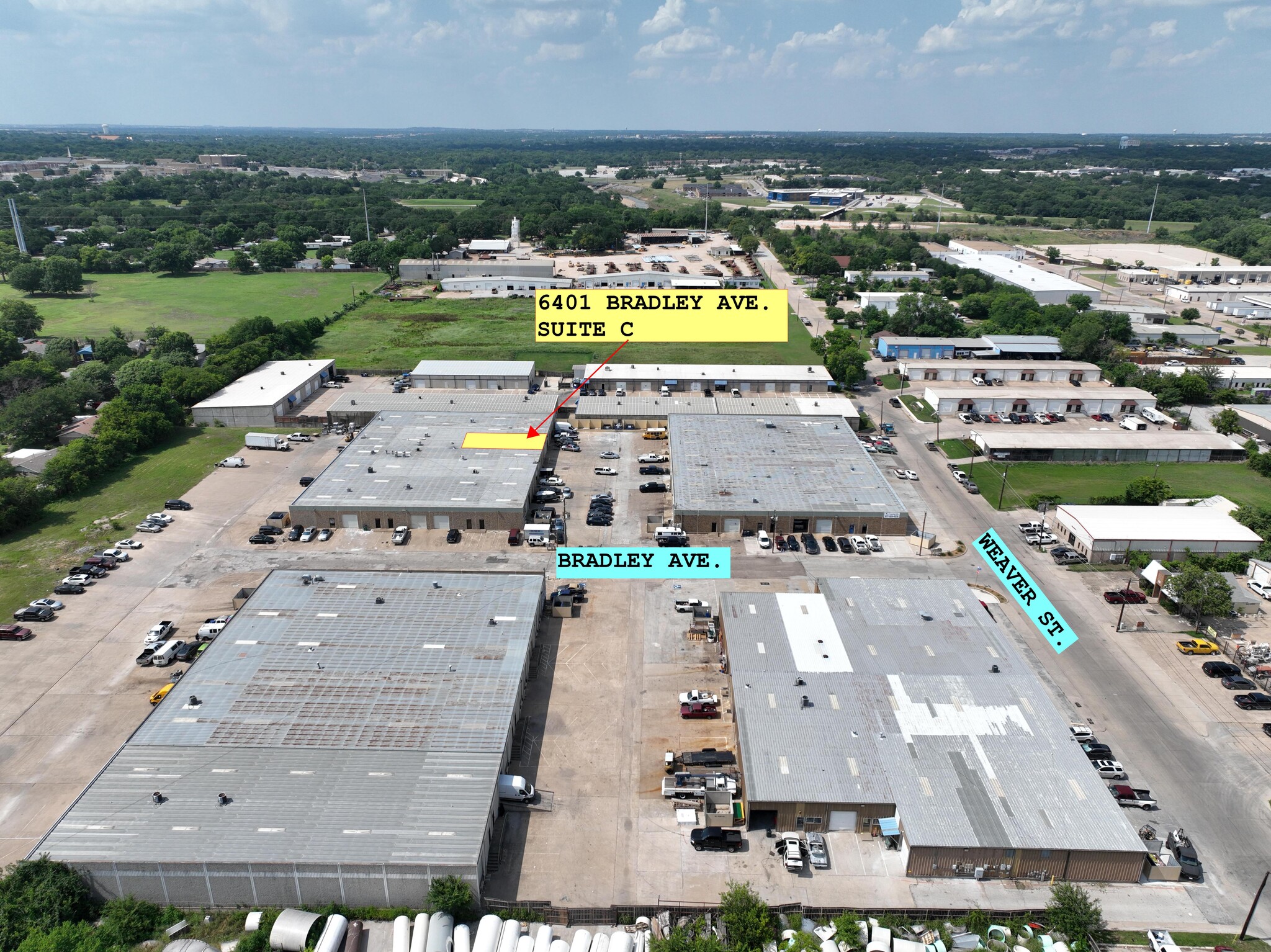 6401 Bradley Dr, Haltom City, TX en alquiler Vista aérea- Imagen 1 de 2