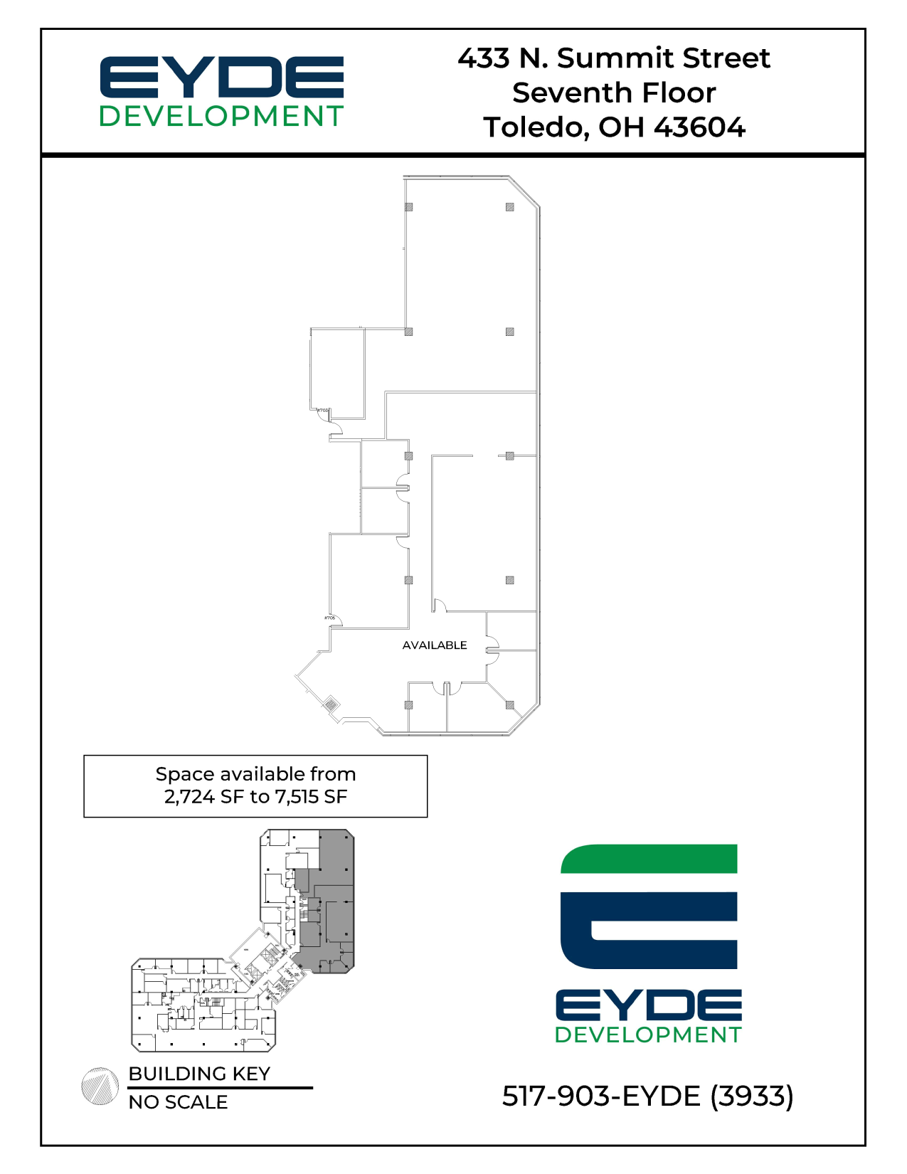 433 N Summit St, Toledo, OH en alquiler Plano de la planta- Imagen 1 de 1