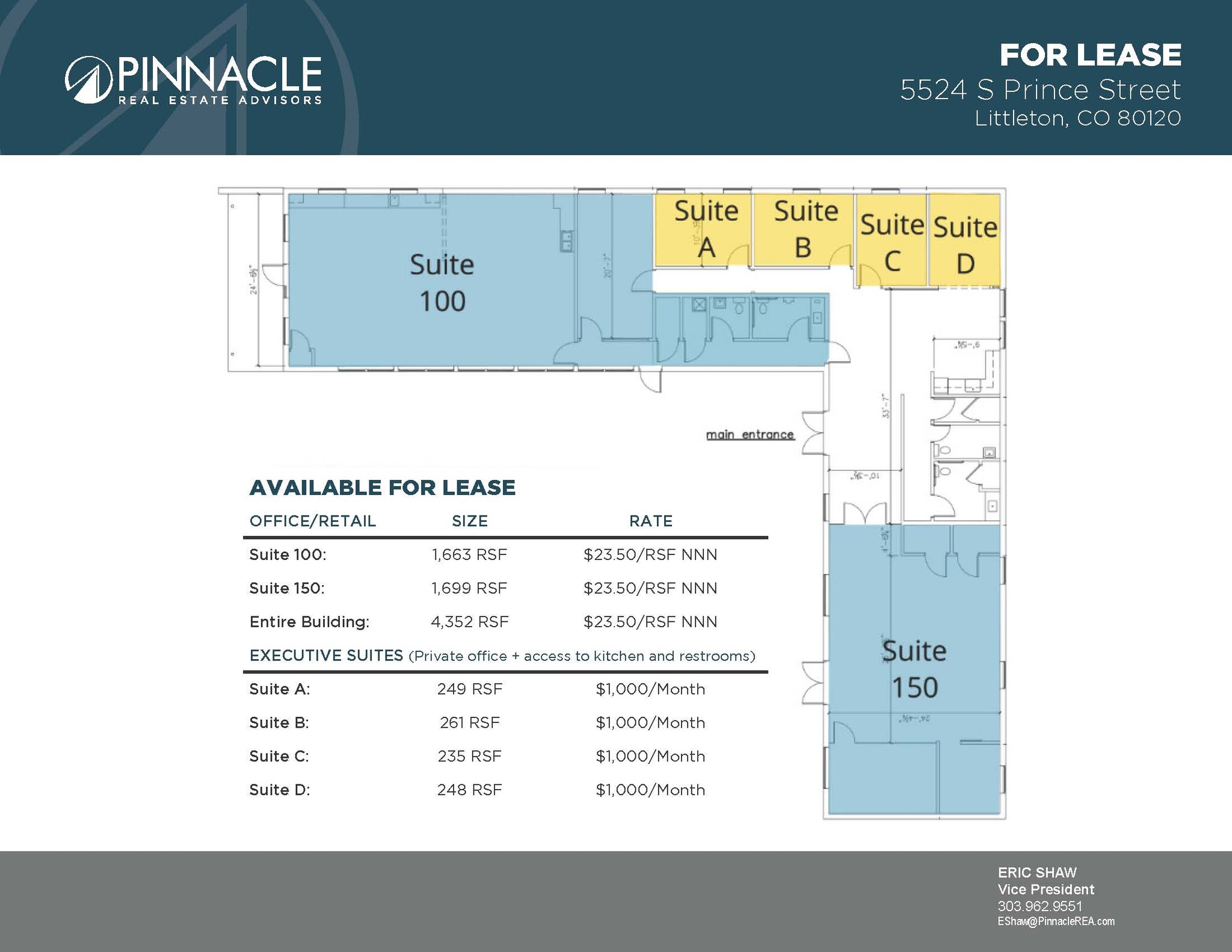 5524 S Prince St, Littleton, CO en alquiler Plano de la planta- Imagen 1 de 1