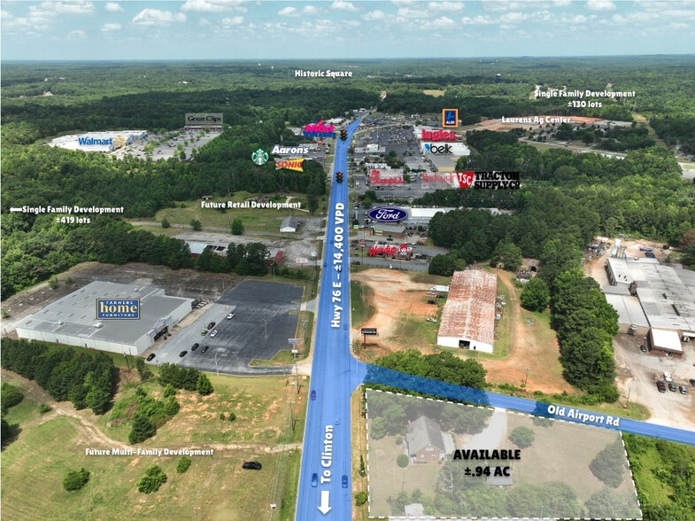 1301 Old Airport Rd, Laurens, SC en venta - Foto del edificio - Imagen 1 de 3