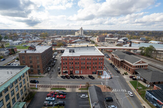 911-923 N E St, Richmond, IN - VISTA AÉREA  vista de mapa - Image1