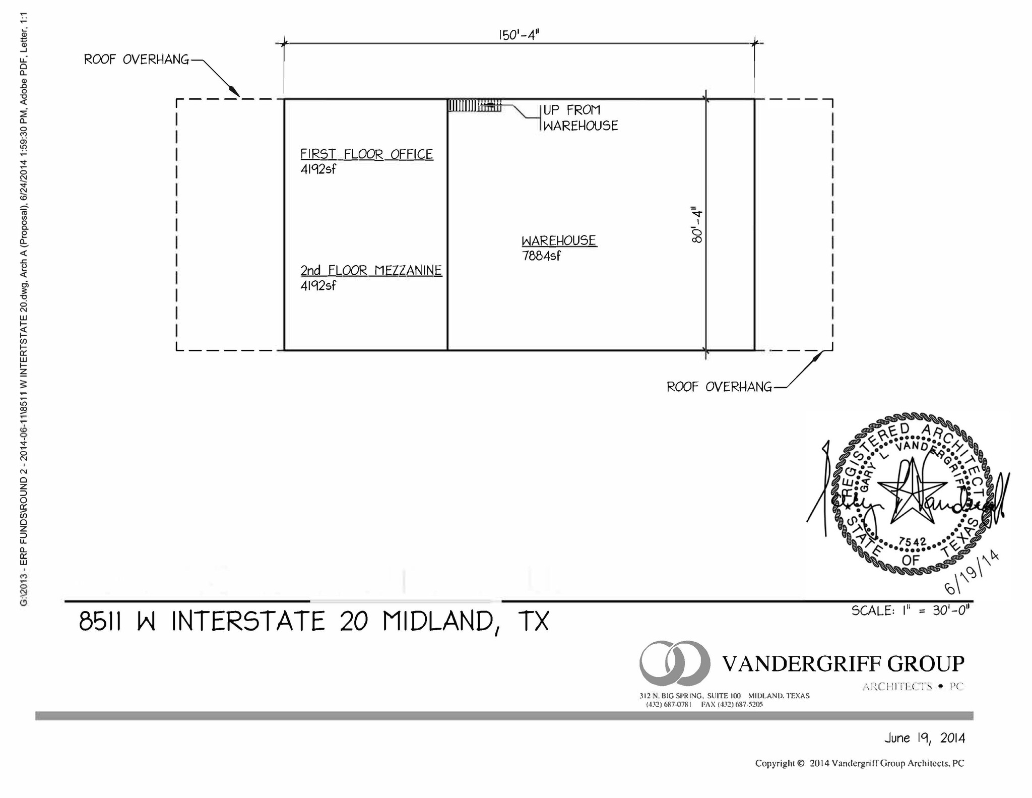 8511 W Interstate 20, Midland, TX en alquiler Plano de la planta- Imagen 1 de 8