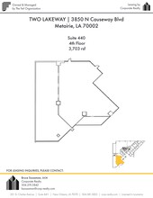 3900 N Causeway Blvd, Metairie, LA en alquiler Plano del sitio- Imagen 1 de 1